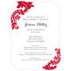 Red Damask Invitations Image 8 of 12